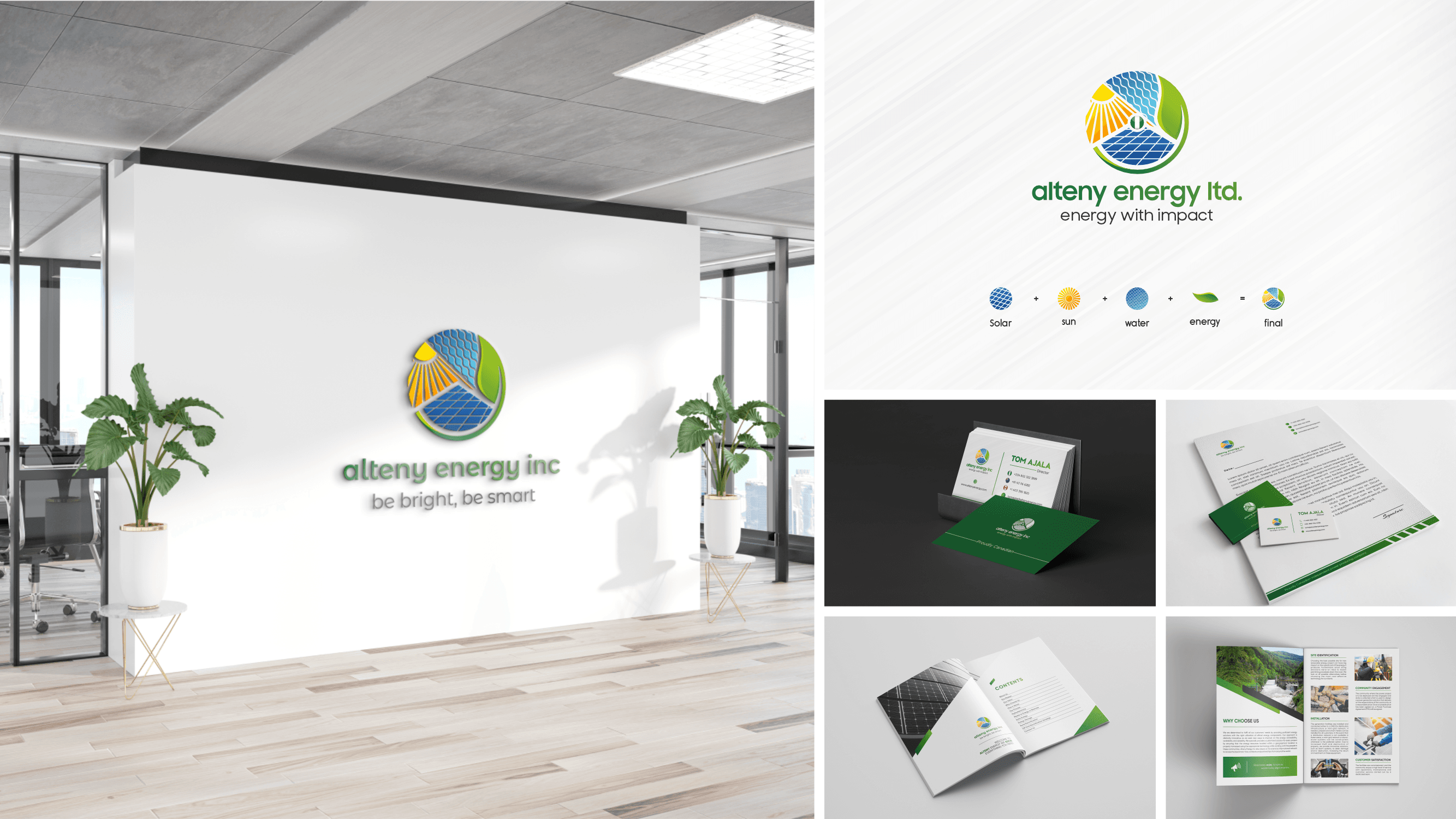 Alteny Energy Brand Identity Design