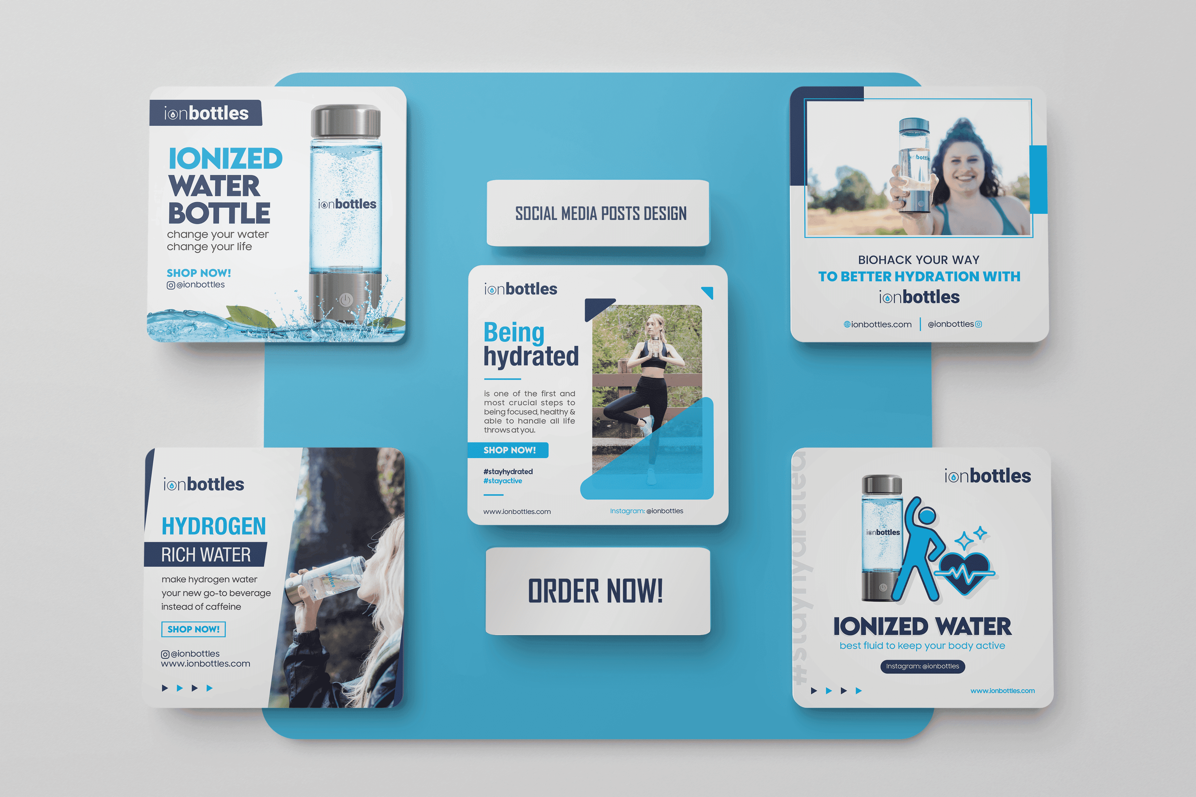 IonBottles Logo and Social Media Design - Image 2